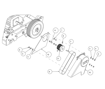 Section 02 Diagram and Parts List for MK-CX-3 159345 MK Diamond Concrete Saw